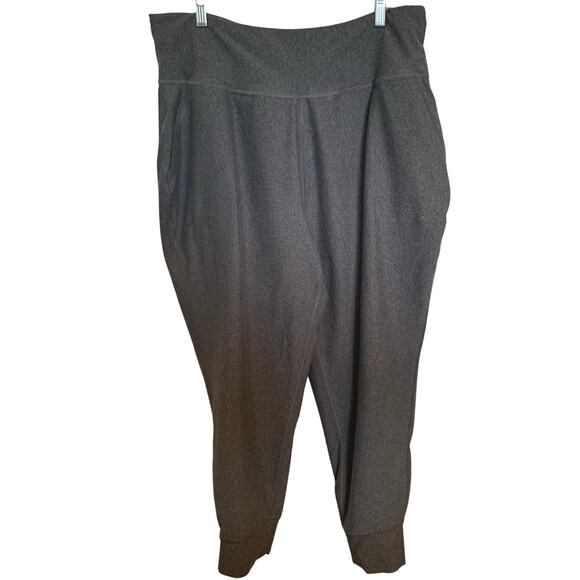 Old Navy high rise Go-Dry Active power soft joggers  xxl gray - Picture 1 of 5